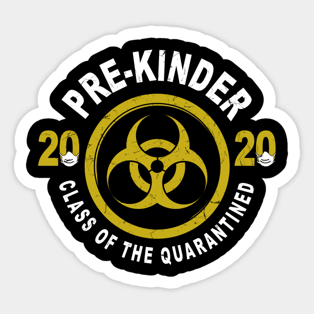 Pre-Kinder 2020 Class Of The Quarantined Graduation Sticker by KiraT